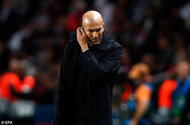 HLV Zidane tức giận với truyền thông Tây Ban Nha.
