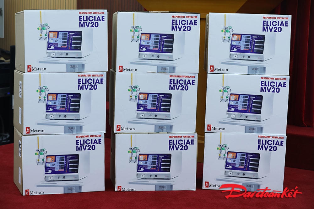 Cận cảnh 500 chiếc máy thở MV20 sản xuất tại Việt Nam