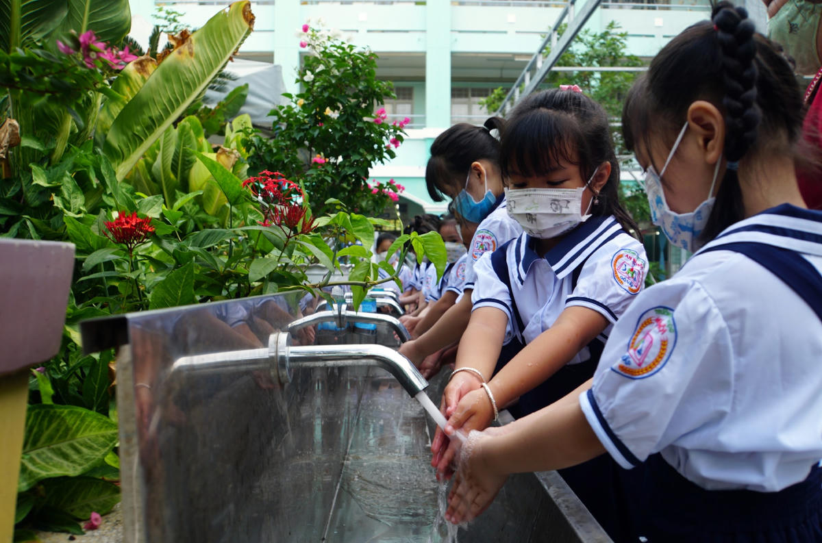 Một số trường học ở huyện Hóc Môn chưa tổ chức bán trú do chưa đáp ứng đủ quy định phòng chống dịch.