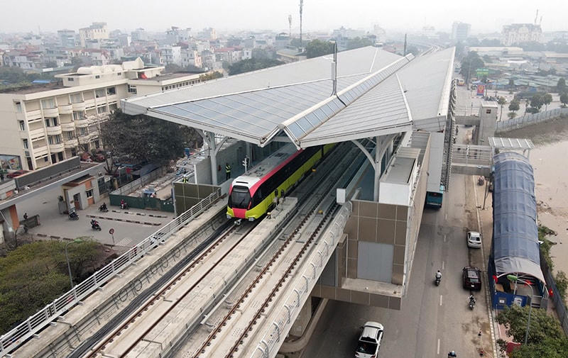 Tuyến đường sắt Nhổn - Ga Hà Nội dự kiến, vận hành khai thác vào cuối năm 2022.