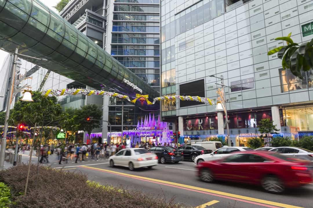 Singapore - Mua sắm ở đâu: Đường Orchard.