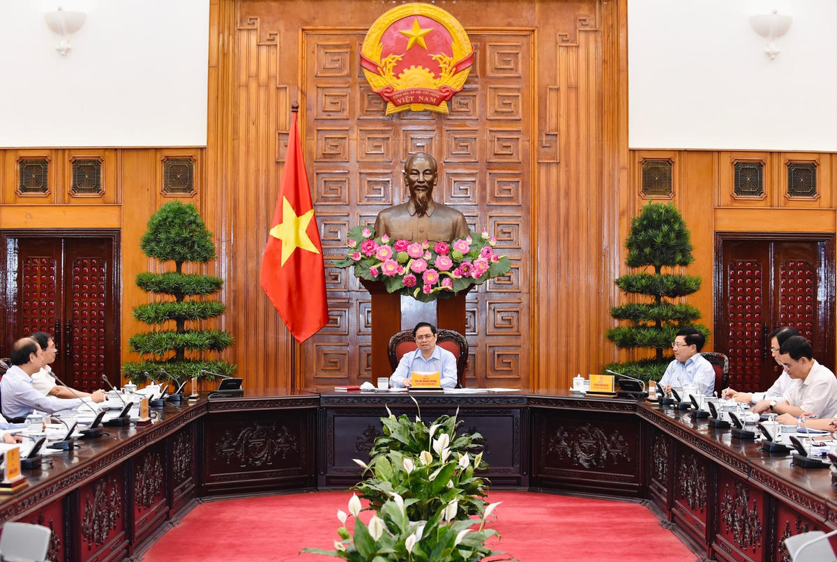 Thủ tướng Phạm Minh Chính: Kiên trì, kiên định, cương quyết giữ vững đường lối đối ngoại độc lập, tự chủ, hòa bình, hợp tác và phát triển; đa dạng hóa, đa phương hóa trong quan hệ đối ngoại; chủ động và tích cực hội nhập quốc tế; là bạn, là đối tác tin cậy và thành viên có trách nhiệm của cộng đồng quốc tế. Ảnh: VGP.