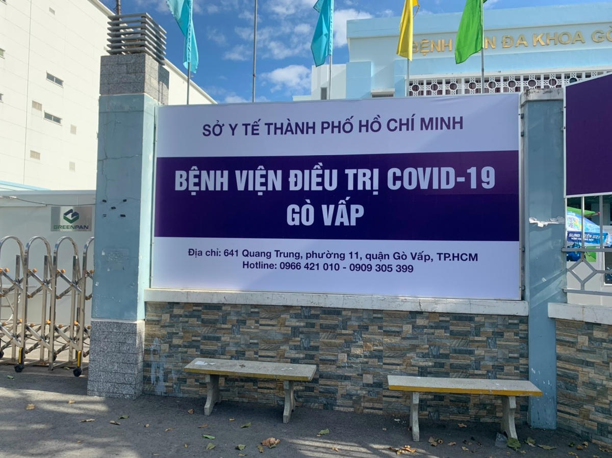 Bệnh viện Đa khoa Gò Vấp chuyển công năng sang bệnh viện điều trị Covid-19. Ảnh: TL.