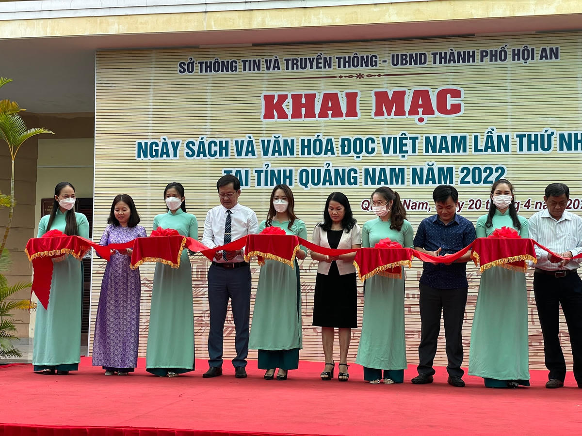Quảng Nam khai mạc Ngày sách và Văn hóa đọc Việt Nam.  