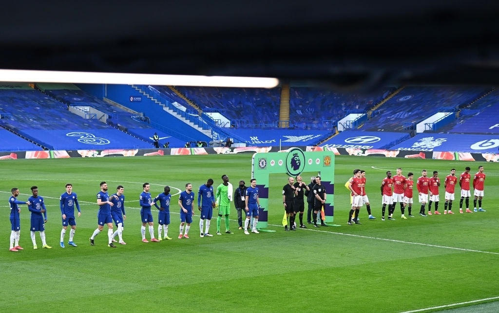 Đội hình ra sân của hai đội thi đấu ở vòng 26 Premier League.