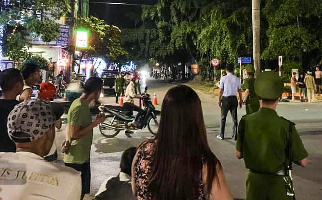 Hiện trường vụ nổ súng.