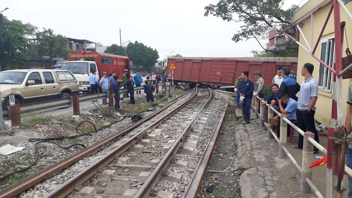 Hiện trường sự cố.