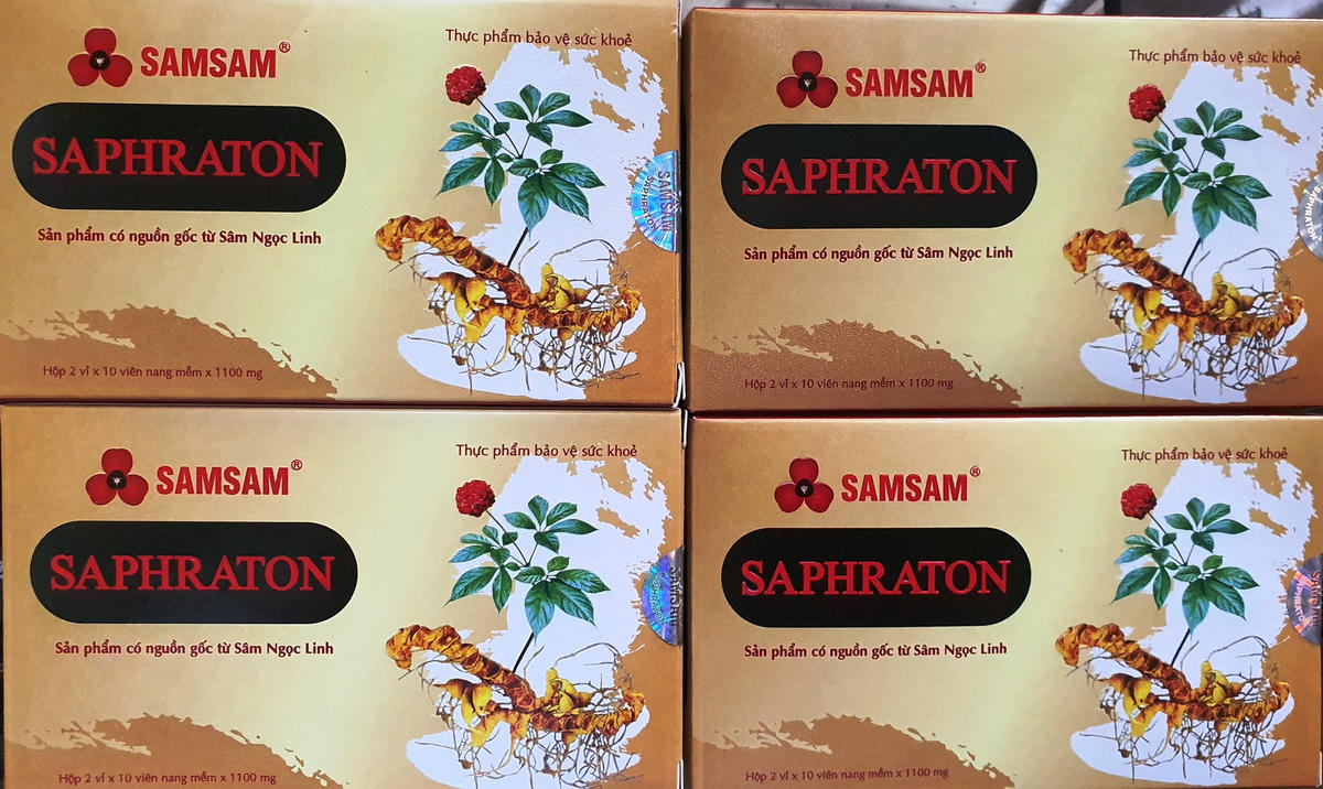 Một trong những loại sản phẩm của Công ty TNHH Sâm Sâm trao tặng.