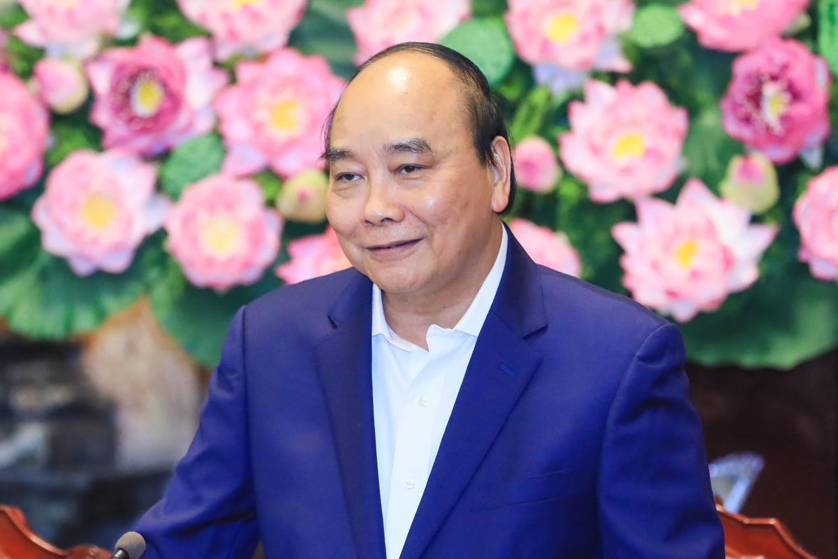 Chủ tịch nước Nguyễn Xuân Phúc phát biểu tại Hội nghị.