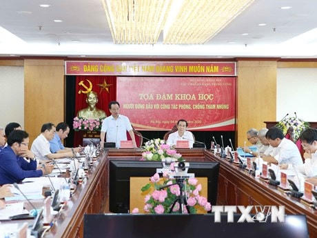 Quang cảnh toạ đàm. Ảnh: TTXVN.