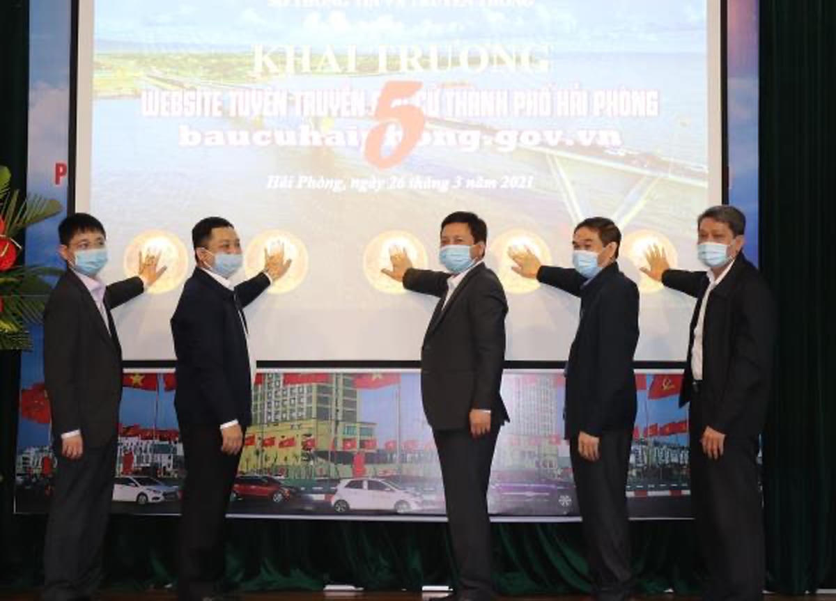 Sở Thông tin & Truyền thông Hải Phòng khai trương website về bầu cử ĐBQH và HĐND các cấp nhiệm kỳ 2021 - 2026.