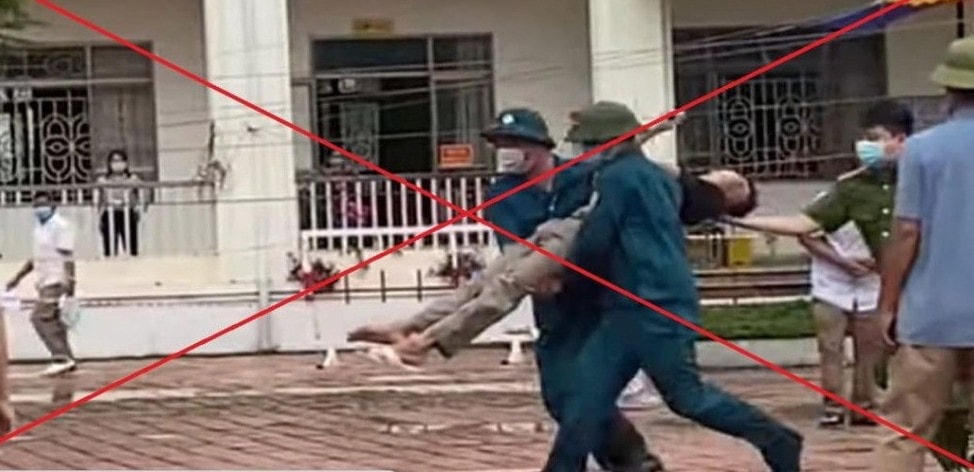 Clip được lan truyền trên mạng xã hội với nội dung sai lệch, gây hoang mang dư luận.