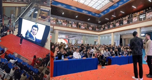 Dù không còn đóng phim và thỉnh thoảng mới góp mặt trong các sự kiện nhưng Hà Gia Kính vẫn có một lượng fan không nhỏ. Đây là hình ảnh tại một sự kiện mà Hà Gia Kính tham gia hồi tháng 10/2020.  