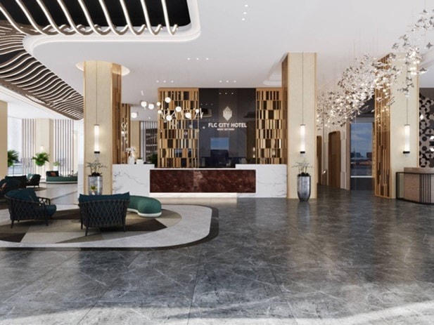 Khách sạn trong phố đầu tiên FLC City Hotel Beach Quy Nhơn với kiến trúc hiện đại, sang trọng.
