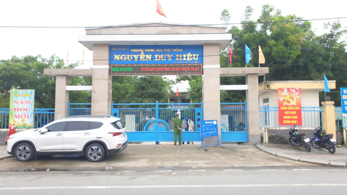 Trường THPT Nguyễn Duy Hiệu phát hiện nhiều ca mắc Covid-19.
