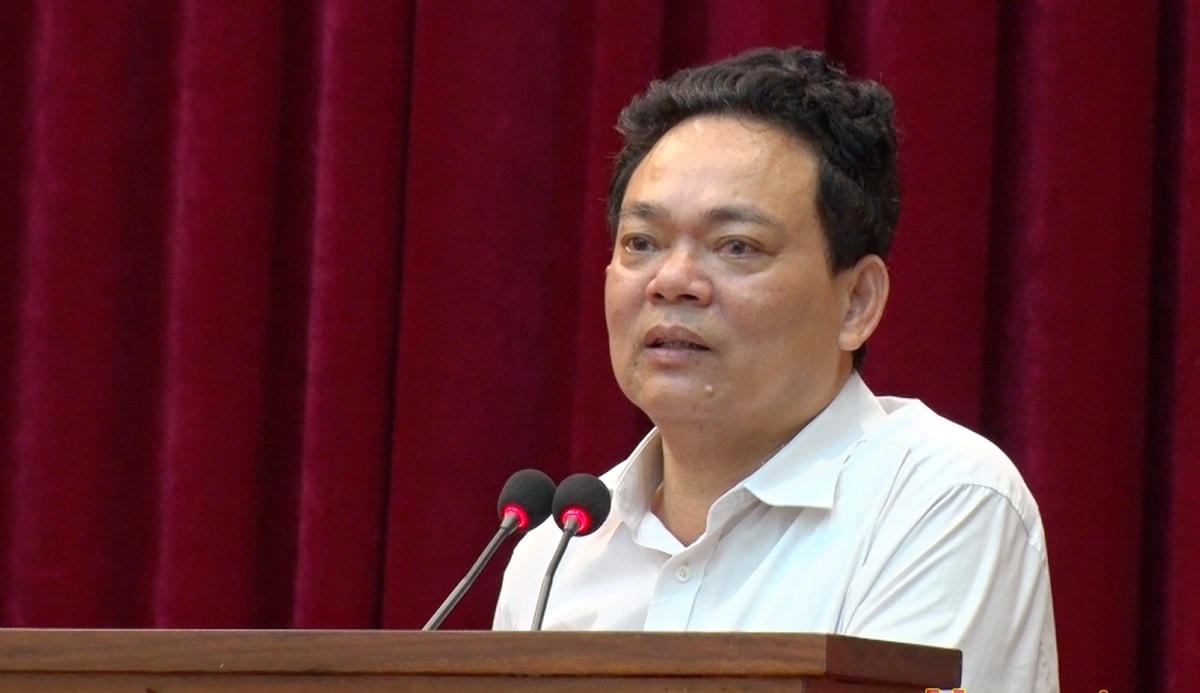 Ông Phạm Tiến Hưng, Phó Chủ tịch UBND huyện Nghi Xuân. Ảnh: Cổng thông tin huyện Nghi Xuân.