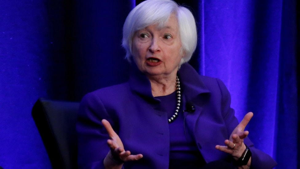 Tân Bộ trưởng Tài chính Mỹ Yellen. Ảnh: Reuters.
