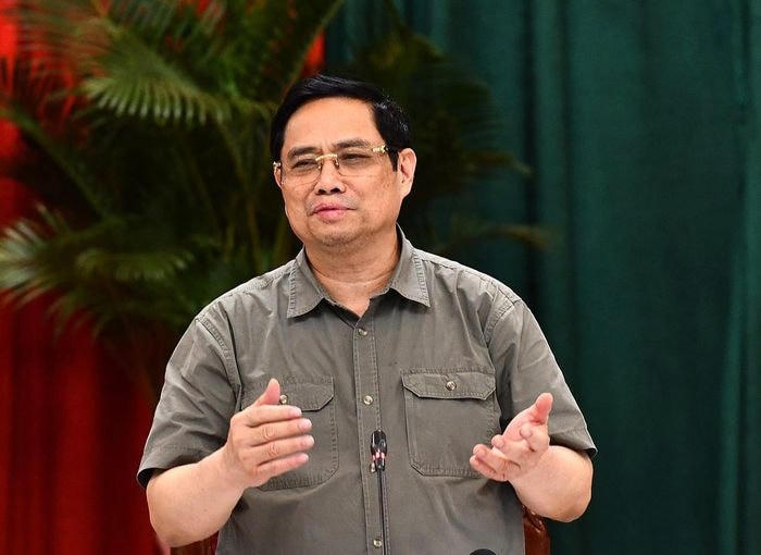 Thủ tướng Chính phủ Phạm Minh Chính phát biểu tại buổi làm việc với lãnh đạo tỉnh Đồng Nai