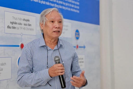 PGS.TS Nguyễn Văn Huy, Giám đốc chuyên môn Trung tâm Di sản các nhà khoa học Việt Nam.