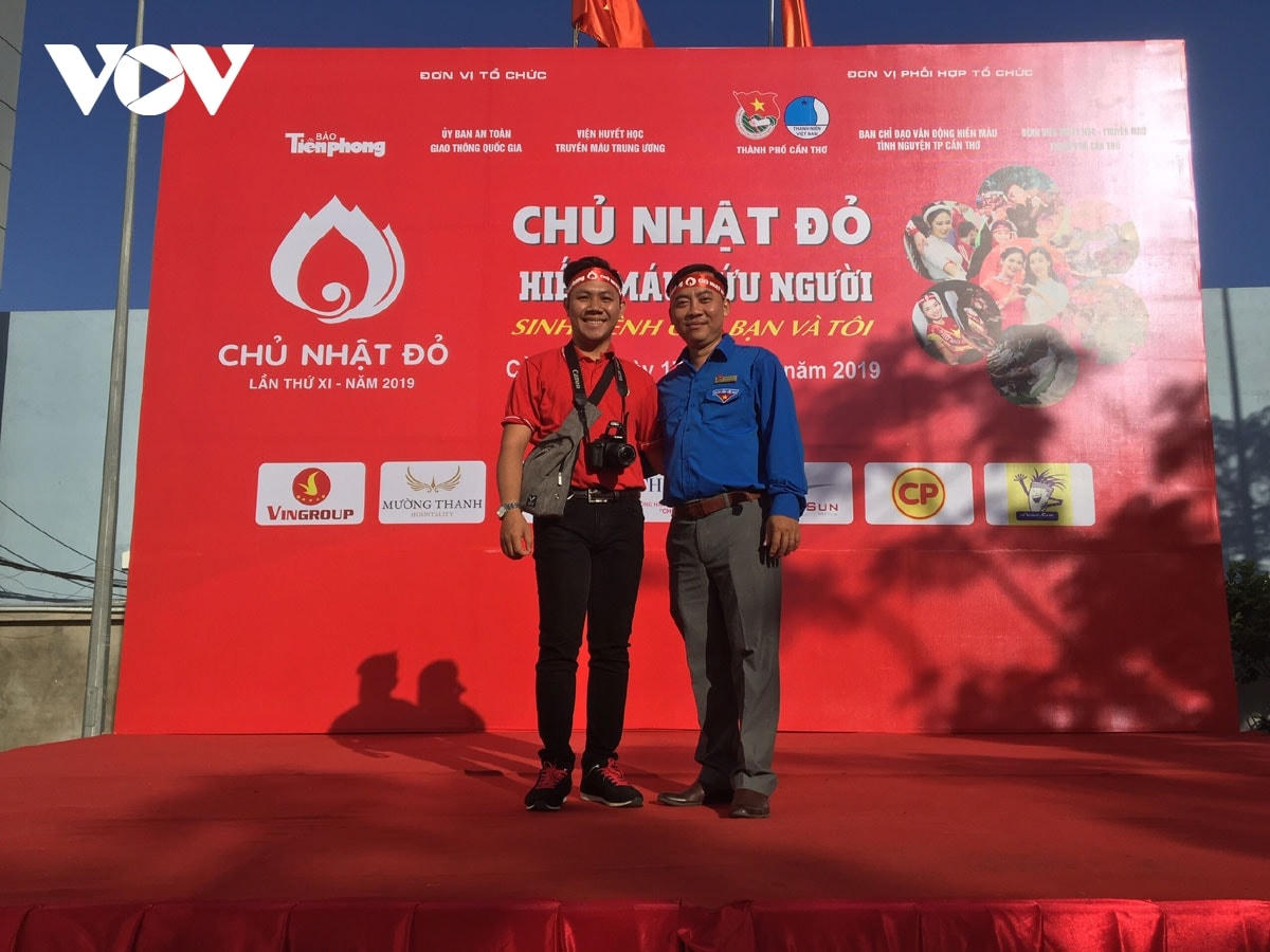 Tham dự ngày Chủ nhật đỏ hiến máu cứu người năm 2019.