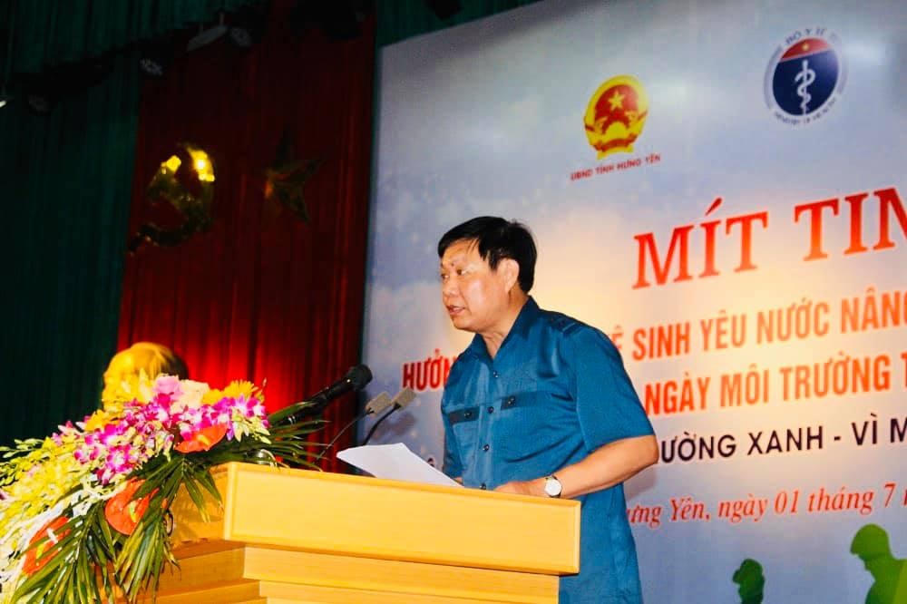 Thứ trưởng Bộ Y tế Đỗ Xuân Tuyên phát biểu tại buổi lễ.