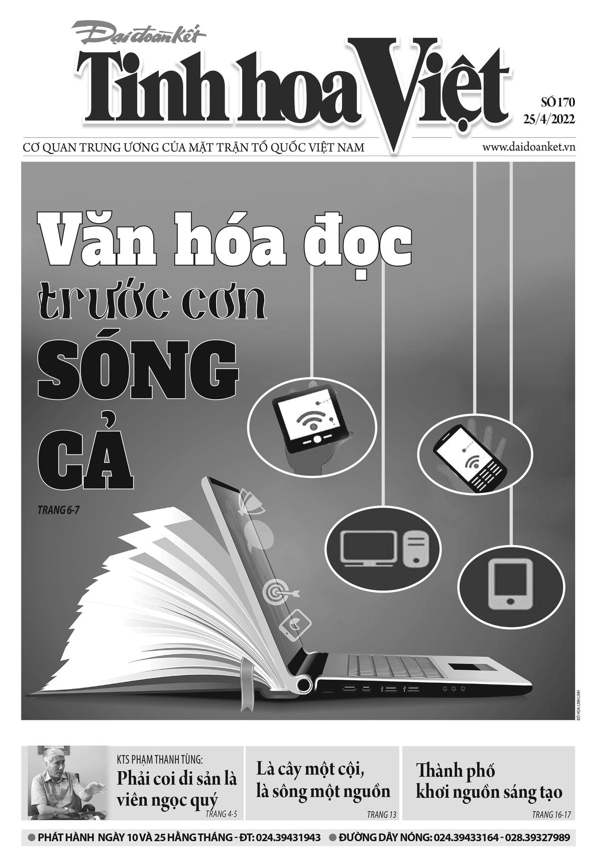Trang bìa Tinh hoa Việt số 170.