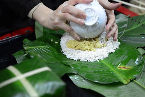 Các thành phần trong chiếc bánh chưng đều là những vị thuốc dân gian.