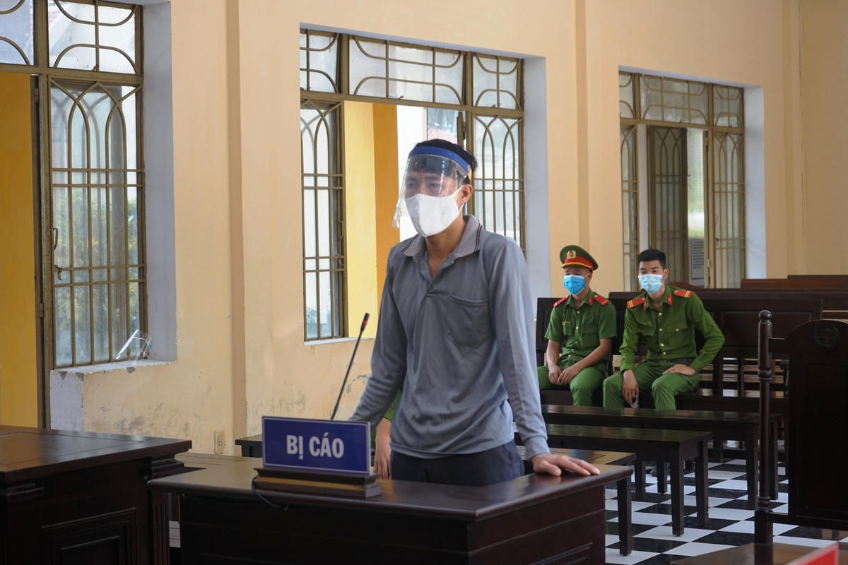 Bị cáo Nguyễn Thanh Xuân tại TAND tỉnh Quảng Nam.