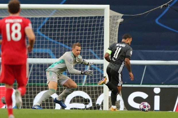 Depay có cơ hội ghi bàn nhưng bỏ lỡ đáng tiếc. (Nguồn: AP).