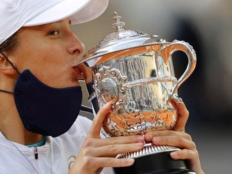 Iga Swiatek vô địch Roland Garros 2020. (Nguồn: Getty Images).