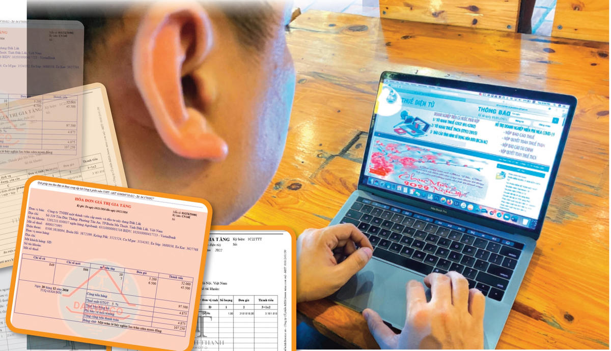 Triển khai hóa đơn điện tử tiết kiệm rất nhiều chi phí và thời gian. Ảnh: Quang Vinh