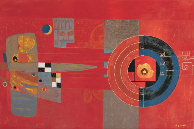 Tác Phẩm "Âm Thanh của sự tĩnh lặng" của hoạ sĩ Trịnh Quốc Chiến.