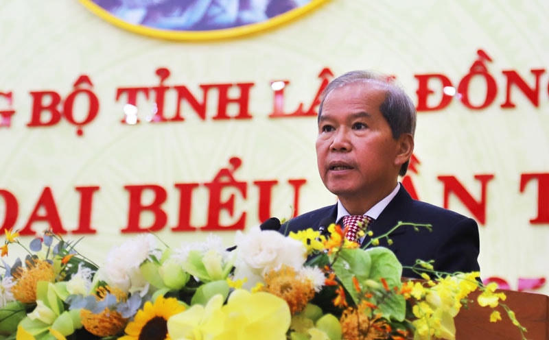 Ông Nguyễn Xuân Tiến, Ủy viên Trung ương Đảng, Bí thư Tỉnh ủy Lâm Đồng. Ảnh: Báo Lâm Đồng.