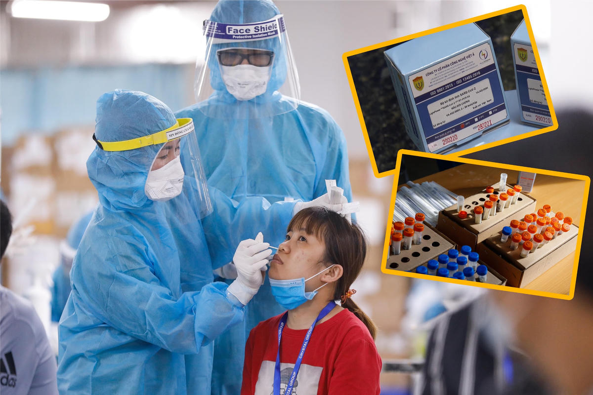 Khi dịch Covid-19 bước vào thời điểm “nước sôi lửa bỏng”, bộ kit test của Việt Á đã được Bộ Y tế giới thiệu cho nhiều địa phương.. Ảnh: Quang Vinh