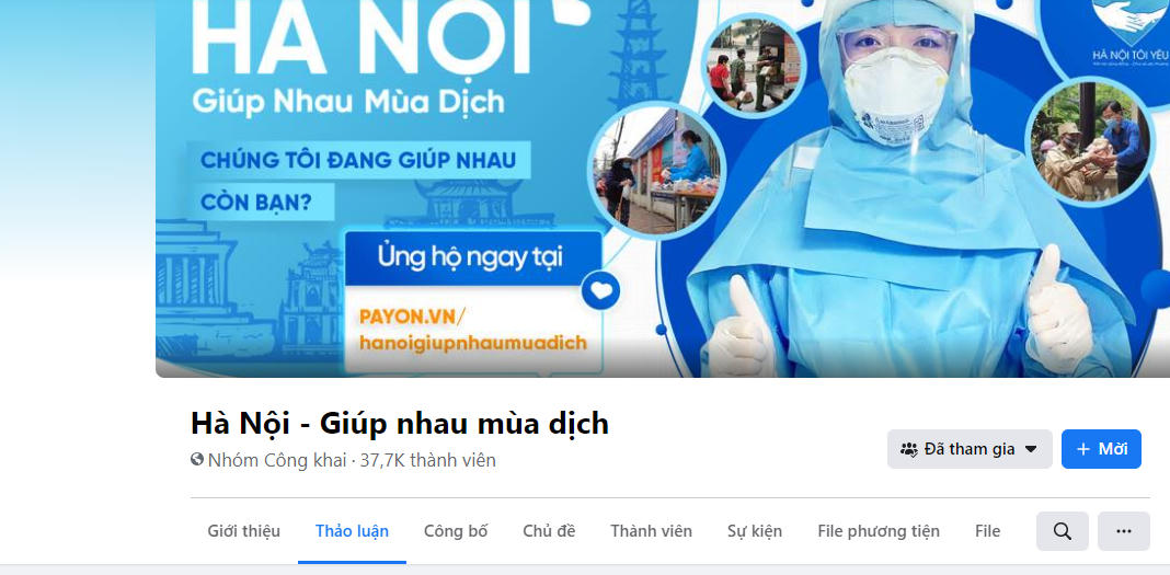 Nhóm Hà Nội - Giúp nhau mùa dịch.