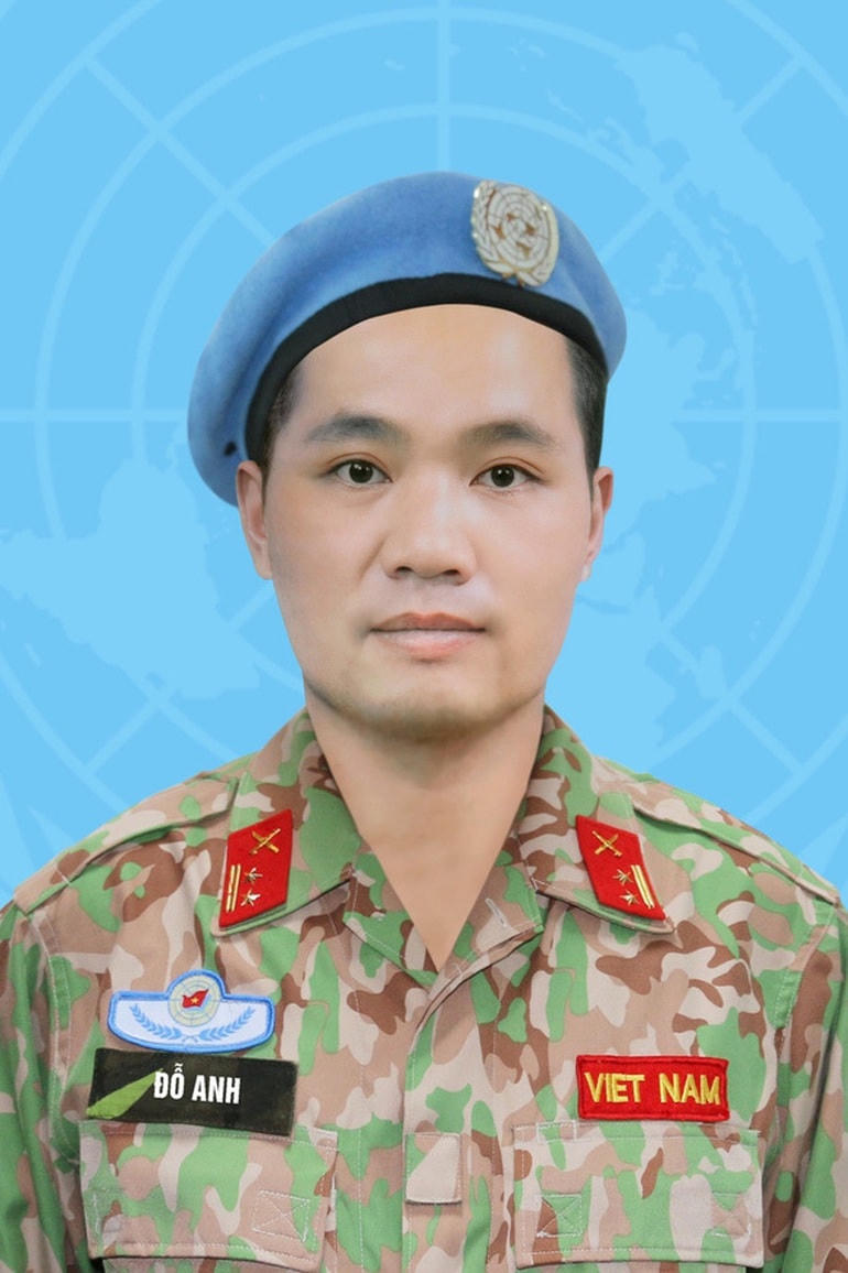Trung tá Đỗ Anh. (Ảnh: Bộ Quốc phòng).