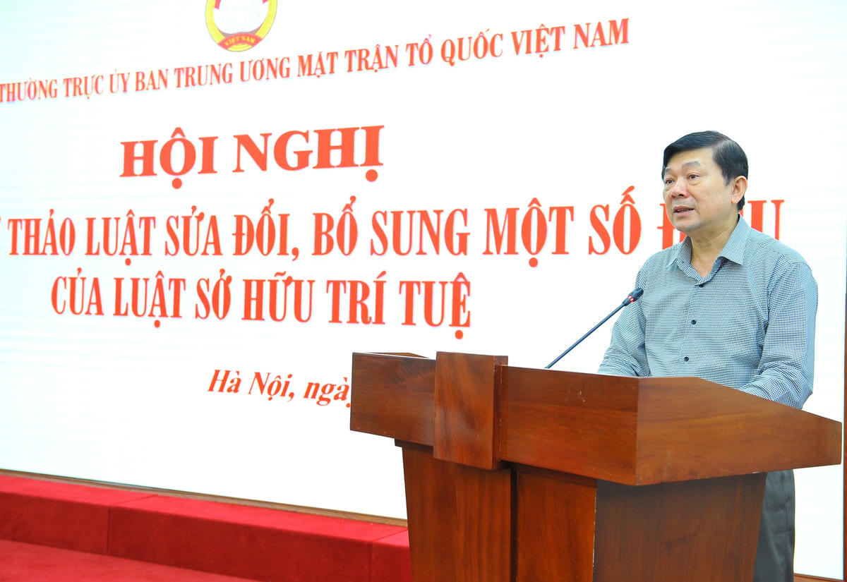 Phó Chủ tịch Nguyễn Hữu Dũng phát biểu tại Hội nghị.