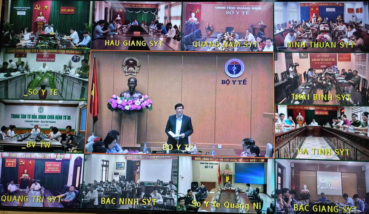 Hội nghị trực tuyến toàn quốc về tăng cường công tác phòng, chống dịch Covid-19 và tiêm chủng vaccine phòng Covid-19.
