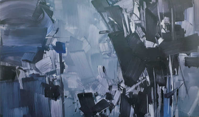 Tác phẩm tác phẩm "Thân phận I" của họa sĩ Trần Lê Nam.