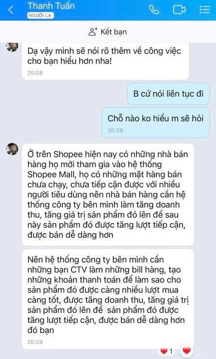 Để chiếm lòng tin từ con mồi, đối tượng không ngại sử dụng những lời hứa hẹn có cánh.