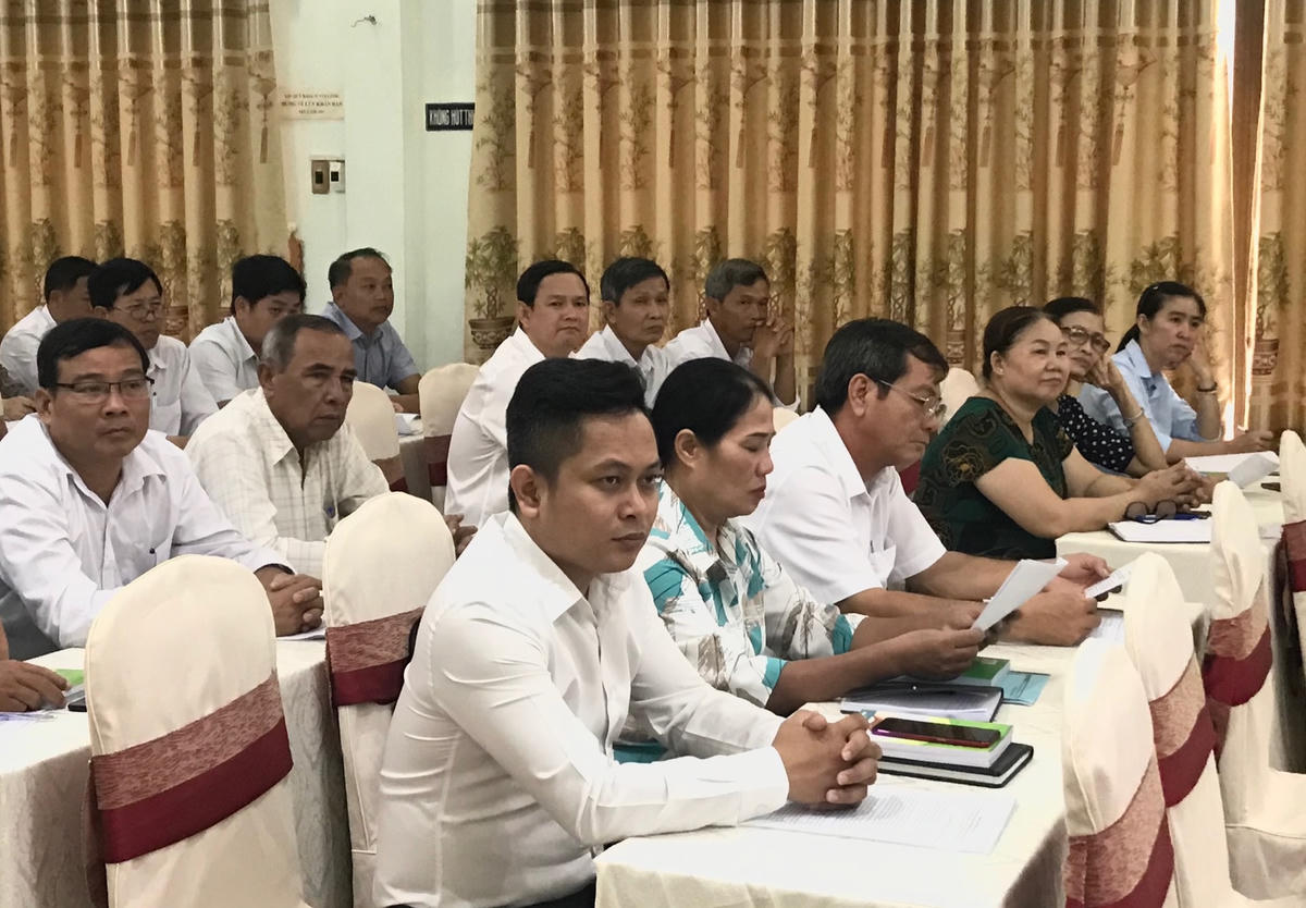 Các đại biểu tham gia Hội nghị tập huấn.
