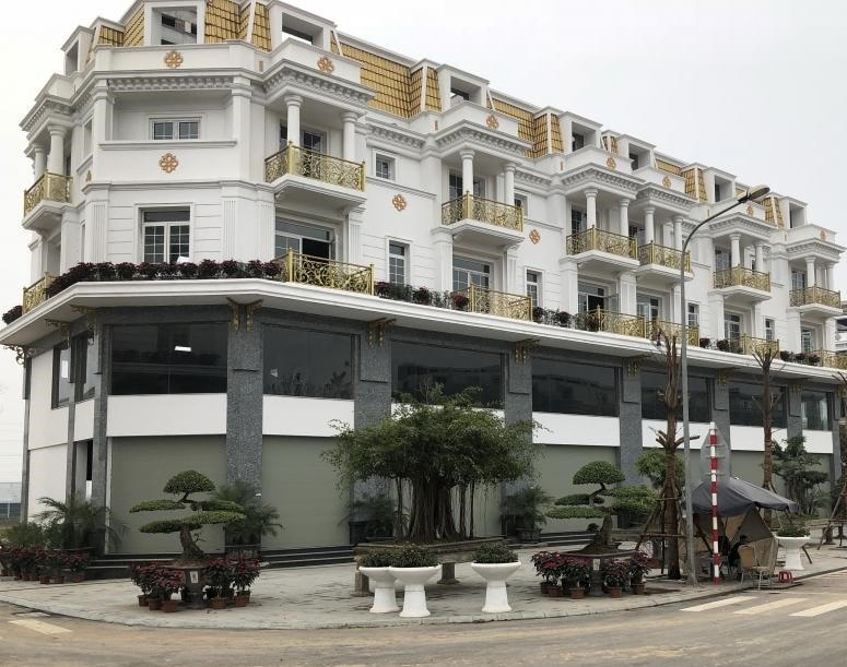 Dãy liền kề khu đô thị Geleximco tại quận Hoài Đức hiện có giá trên 100 triệu/m2.
