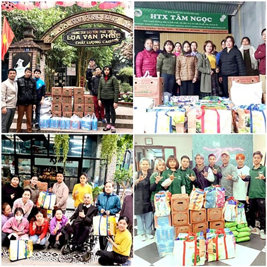 Quà Tết Tân Sửu của Bộ dành cho các nhóm yếu thế. Ảnh: MPI.  