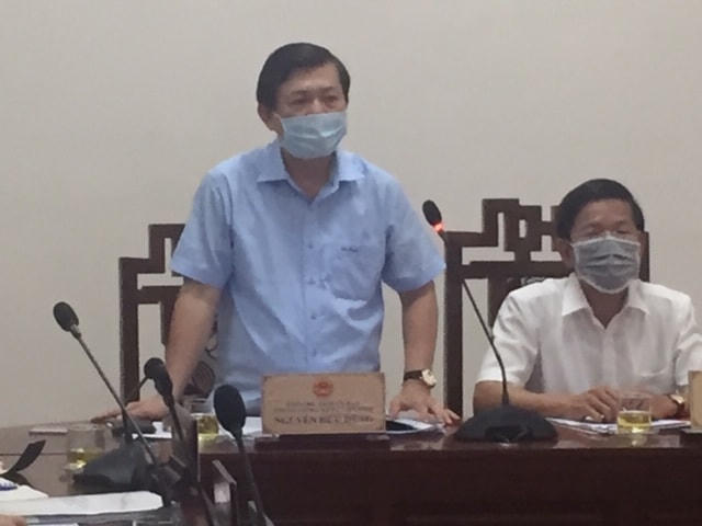 Phó Chủ tịch UBTƯ MTTQ Việt Nam Nguyễn Hữu Dũng phát biểu tại buổi làm việc.