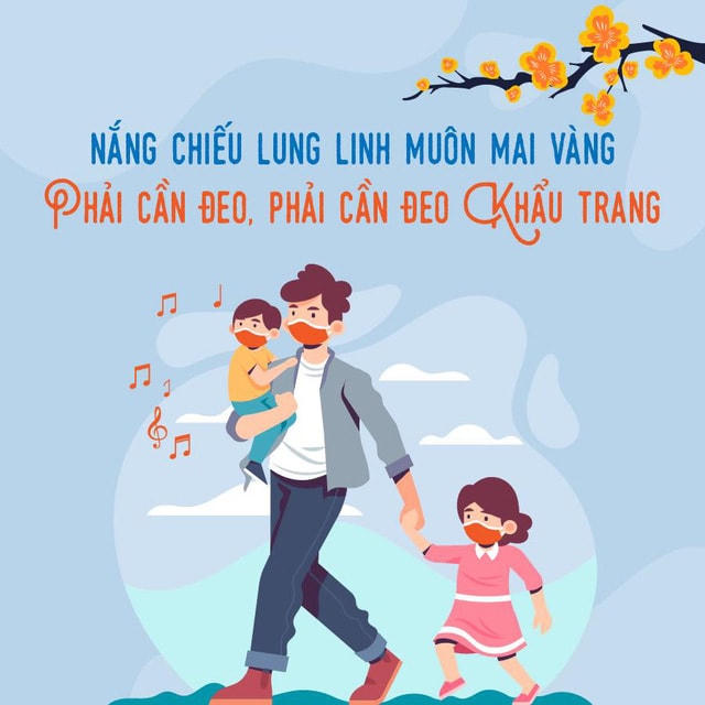 Thông điệp của Bộ Y tế: Tết khẩu trang - Tết an toàn