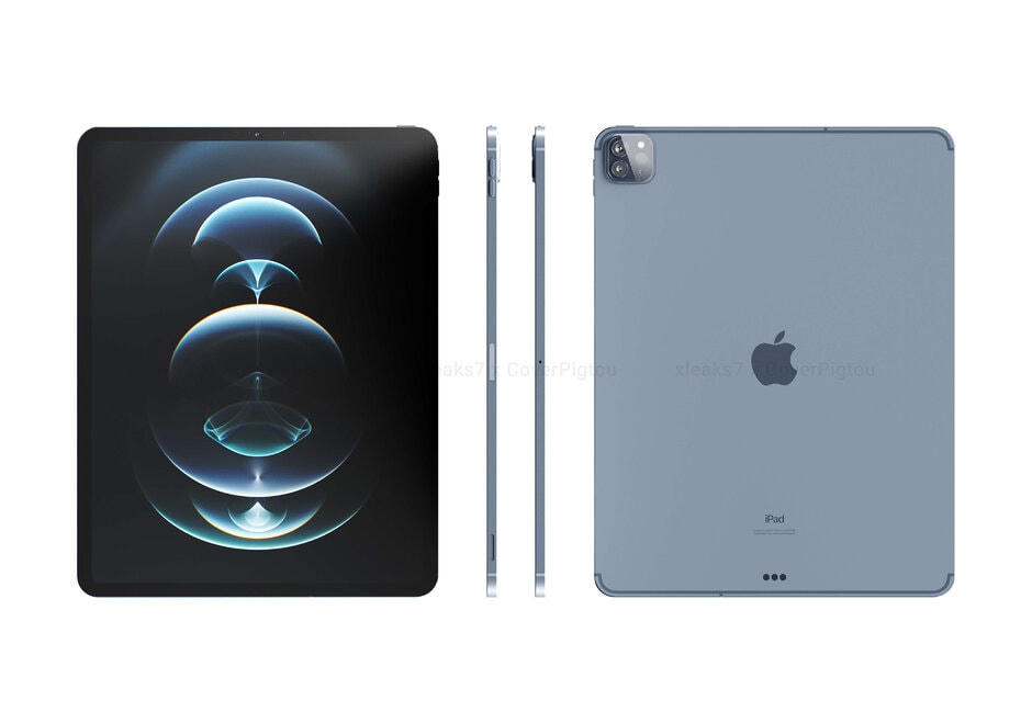 iPad Pro 2021 sẽ có viền màn hình mỏng hơn thế hệ cũ. (Nguồn: Pigtou).