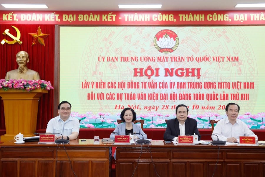 Hội nghị lấy ý kiến các Hội đồng tư vấn của UBTƯ MTTQ Việt Nam.