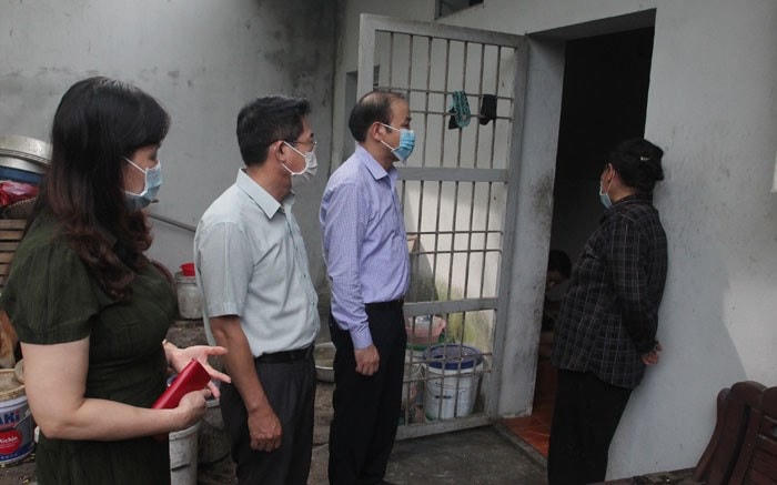 Đại diện TP Hải Phòng thăm hỏi nạn nhân chất độc dacam/dioxin.