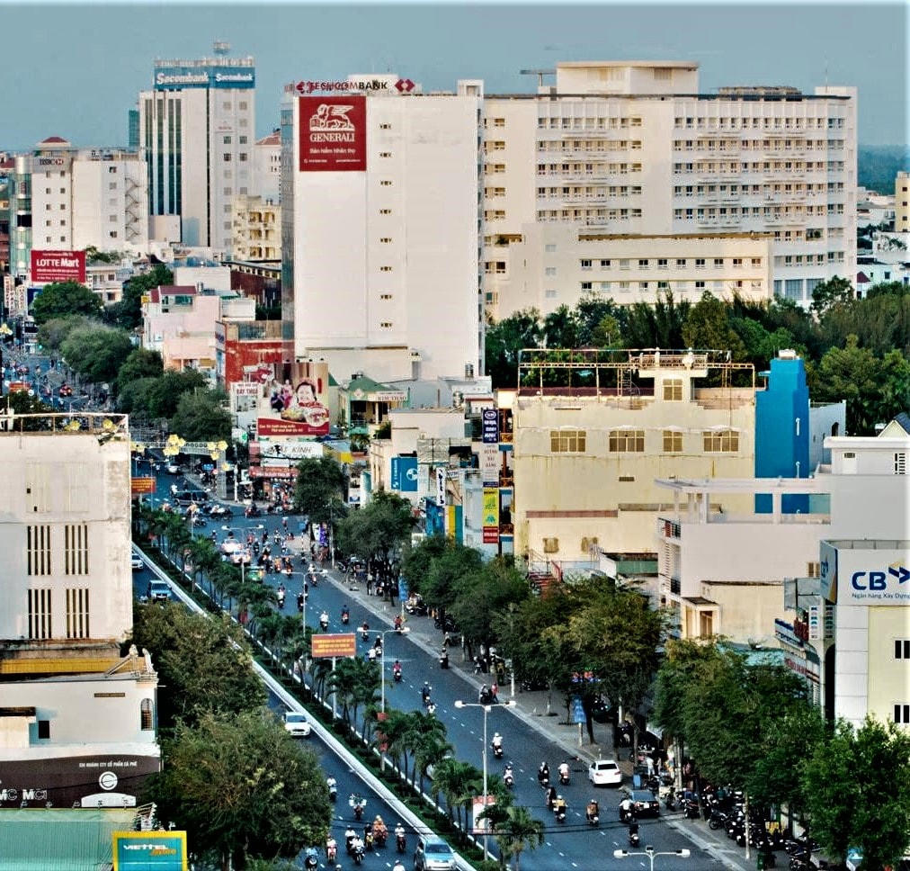 Một góc thành phố Cần Thơ, đô thị trực thuộc Trung ương duy nhất của vùng ĐBSCL hiện nay.