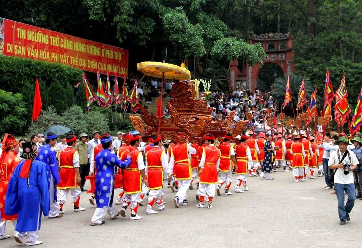 Lễ hội Đền Hùng. Ảnh minh họa.